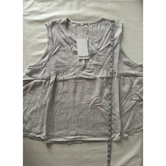 Splendid Susannah Top in Smoke Lavender Size L - Picture 8 of 9